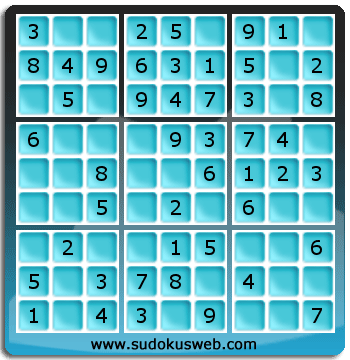 Nivel Muito Facil de Sudoku