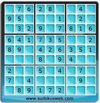 Sudoku von sehr einfacher höhe