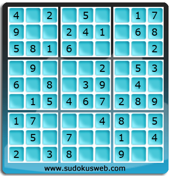 Sudoku von sehr einfacher höhe