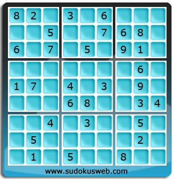 Sudoku von mittelmässiger höhe