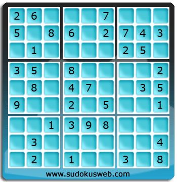 Sudoku von einfacher höhe