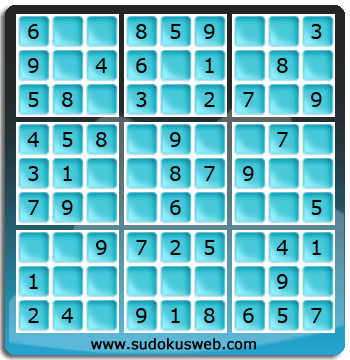 Sudoku de Niveau Très Facile