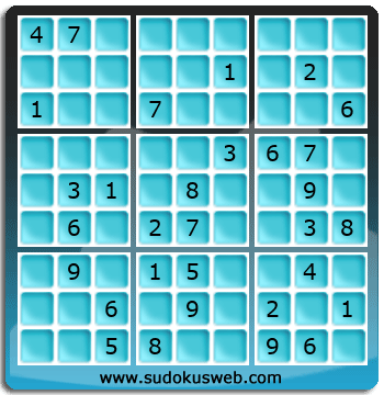 Sudoku von mittelmässiger höhe