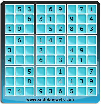 Sudoku de Niveau Très Facile