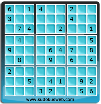 Sudoku von mittelmässiger höhe