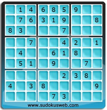 Sudoku von einfacher höhe