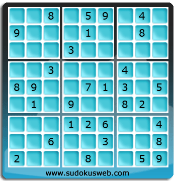 Sudoku von mittelmässiger höhe