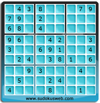 Sudoku von einfacher höhe