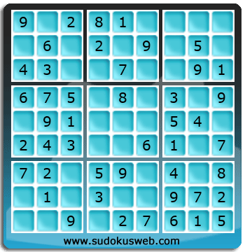 Sudoku de Niveau Très Facile