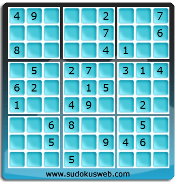 Sudoku von mittelmässiger höhe