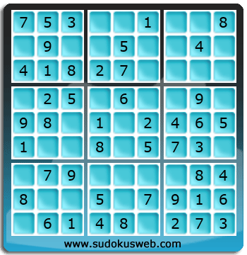 Sudoku von sehr einfacher höhe