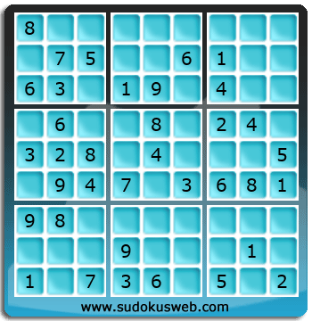 Sudoku von einfacher höhe