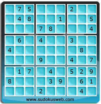 Sudoku von mittelmässiger höhe