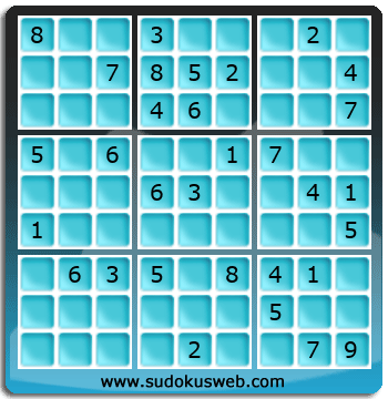 Sudoku von mittelmässiger höhe