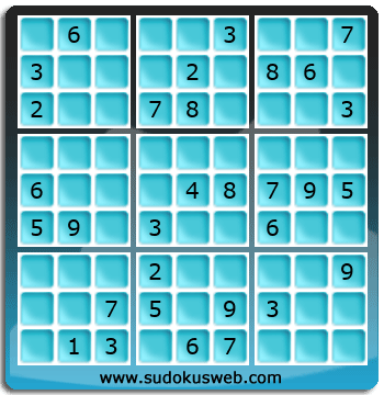 Sudoku von mittelmässiger höhe