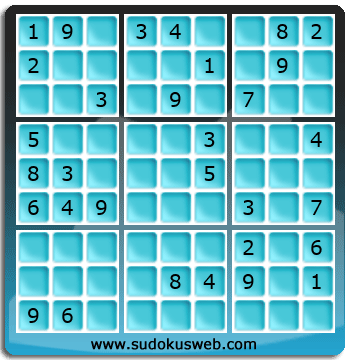 Sudoku von mittelmässiger höhe