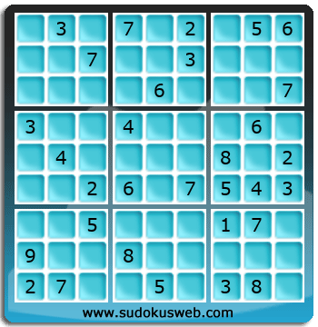 Sudoku von mittelmässiger höhe