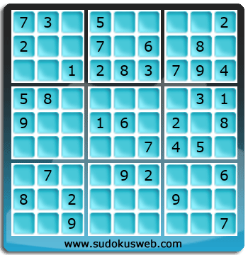 Sudoku von einfacher höhe