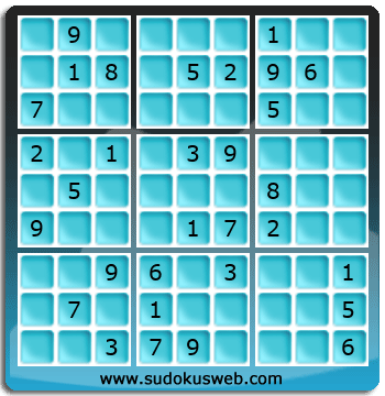 Sudoku von mittelmässiger höhe