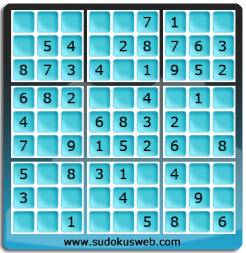 Sudoku von sehr einfacher höhe