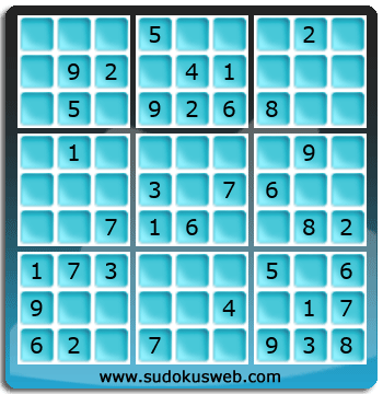 Sudoku von einfacher höhe