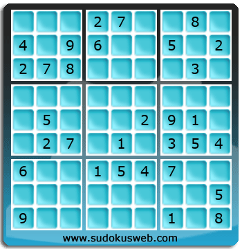 Sudoku von mittelmässiger höhe