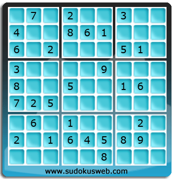 Sudoku von mittelmässiger höhe