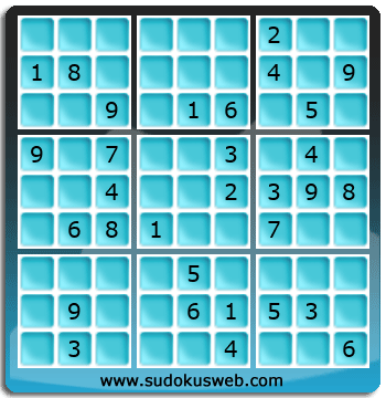 Sudoku von mittelmässiger höhe