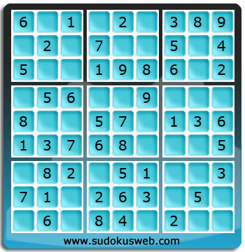 Nivel Muito Facil de Sudoku