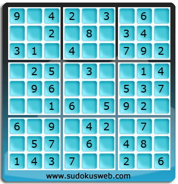 Sudoku de Nivel Muy Fácil