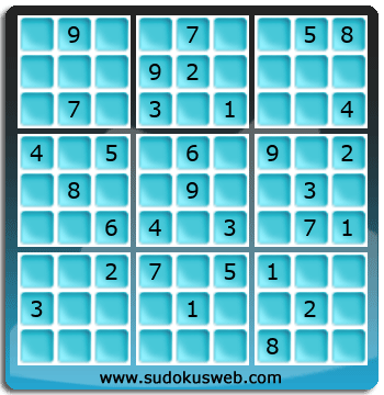 Sudoku von mittelmässiger höhe