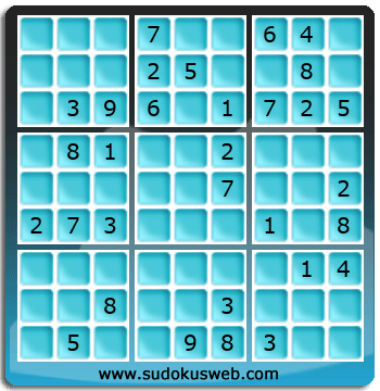 Sudoku von mittelmässiger höhe