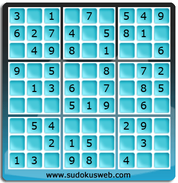 Sudoku von sehr einfacher höhe