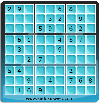 Sudoku von mittelmässiger höhe