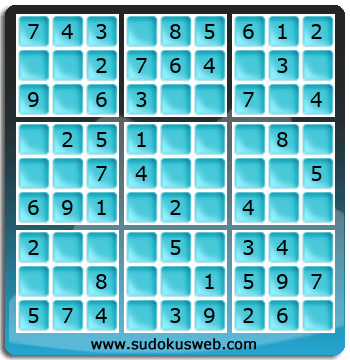 Sudoku de Nivel Muy Fácil