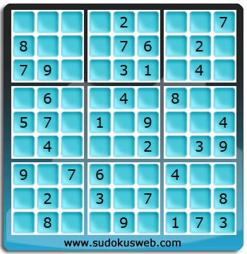 Sudoku von einfacher höhe