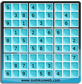 Sudoku von einfacher höhe