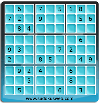 Sudoku von mittelmässiger höhe