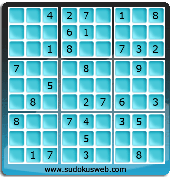 Sudoku von mittelmässiger höhe