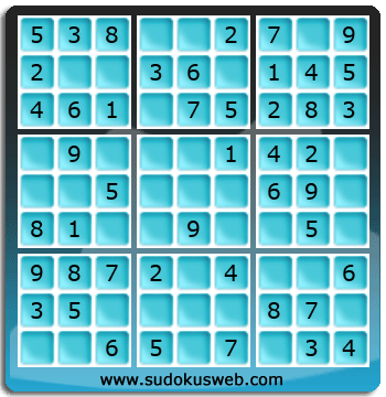 Nivel Muito Facil de Sudoku