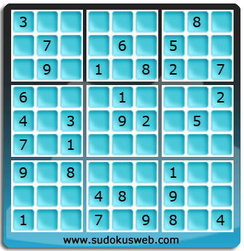 Sudoku von mittelmässiger höhe