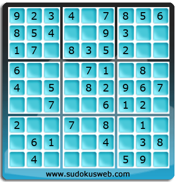 Sudoku de Nivel Muy Fácil