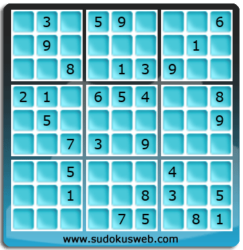 Sudoku von mittelmässiger höhe