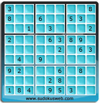 Sudoku von mittelmässiger höhe