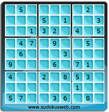 Sudoku von mittelmässiger höhe