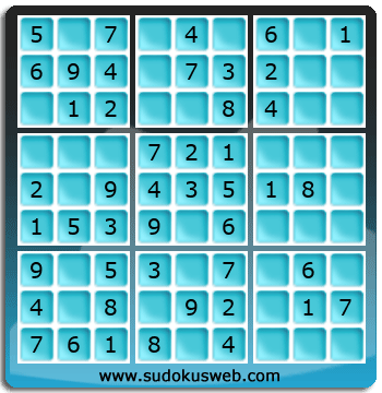 Sudoku de Niveau Très Facile