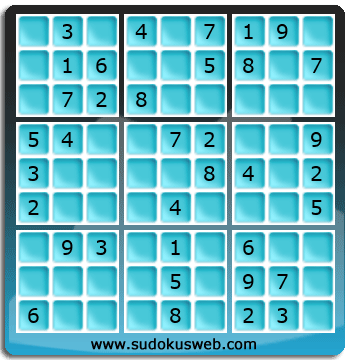 Sudoku von einfacher höhe