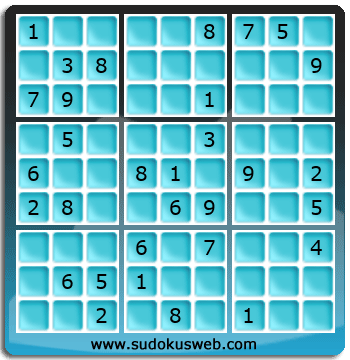 Sudoku von mittelmässiger höhe