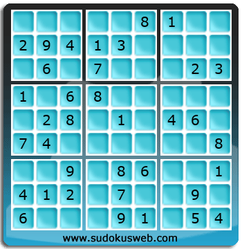 Nivel Facil de Sudoku