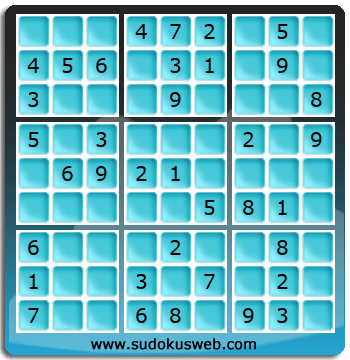 Sudoku von einfacher höhe